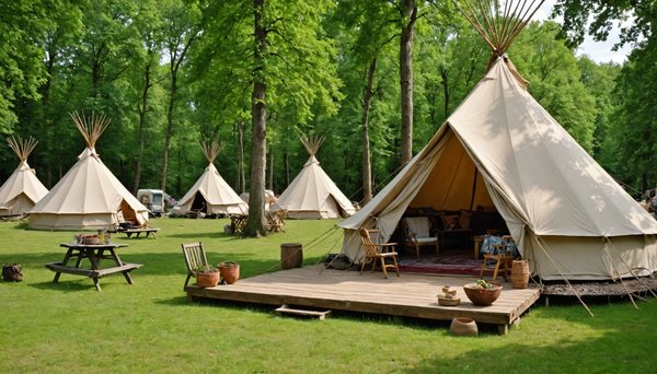 Découvrez la Vie Nomade : Explorez les Roulottes et Tipis Authentiques